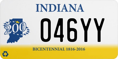 IN license plate 046YY