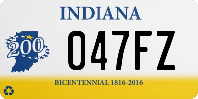 IN license plate 047FZ