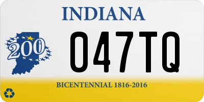 IN license plate 047TQ