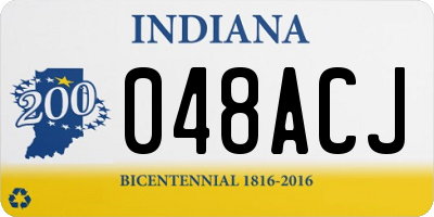 IN license plate 048ACJ