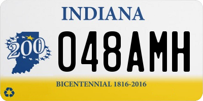 IN license plate 048AMH