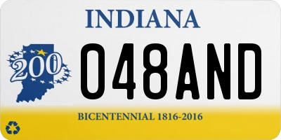 IN license plate 048AND