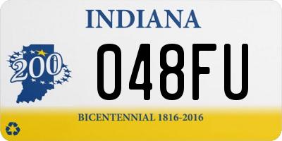 IN license plate 048FU