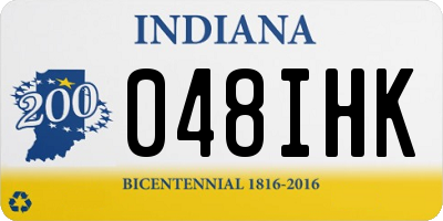 IN license plate 048IHK