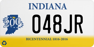 IN license plate 048JR