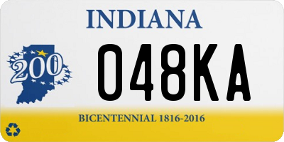 IN license plate 048KA