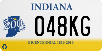 IN license plate 048KG