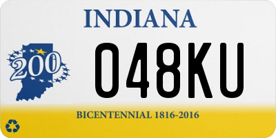 IN license plate 048KU