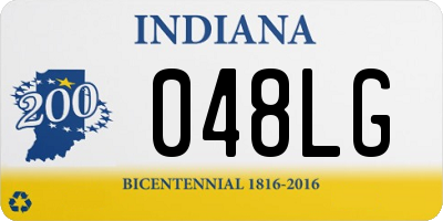 IN license plate 048LG