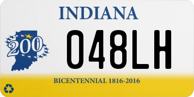 IN license plate 048LH