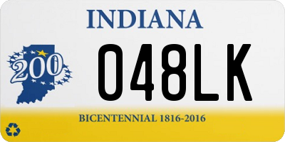 IN license plate 048LK