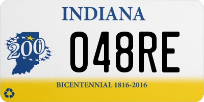 IN license plate 048RE