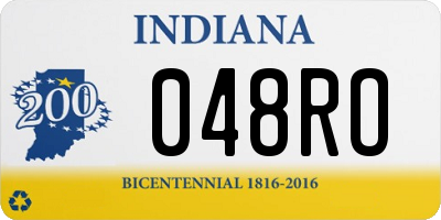 IN license plate 048RO