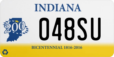 IN license plate 048SU