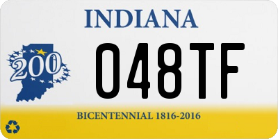 IN license plate 048TF