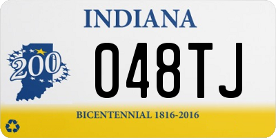 IN license plate 048TJ