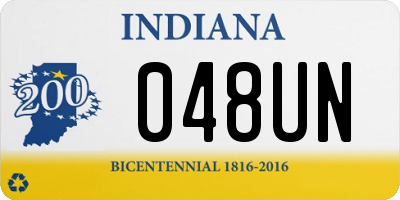 IN license plate 048UN