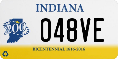 IN license plate 048VE
