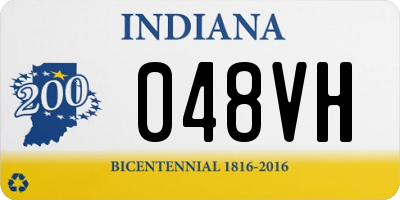 IN license plate 048VH