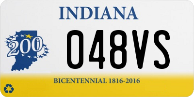 IN license plate 048VS