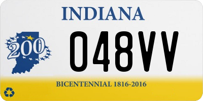 IN license plate 048VV