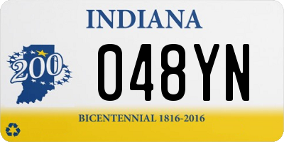 IN license plate 048YN