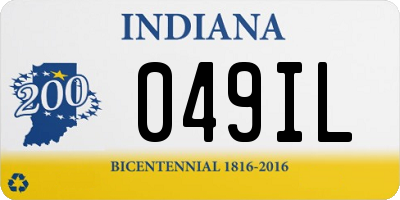 IN license plate 049IL