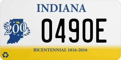 IN license plate 049OE