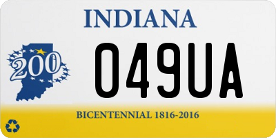 IN license plate 049UA