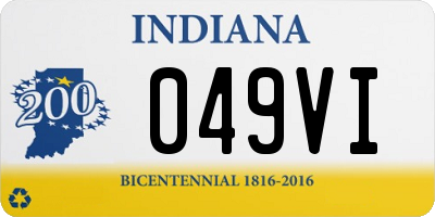 IN license plate 049VI