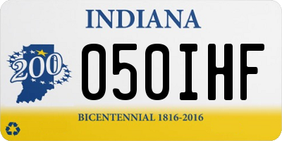 IN license plate 050IHF