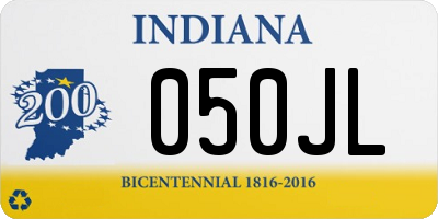 IN license plate 050JL