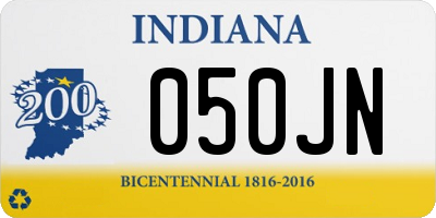 IN license plate 050JN