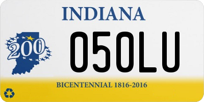 IN license plate 050LU