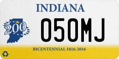 IN license plate 050MJ