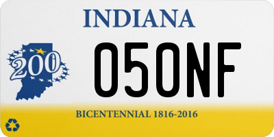 IN license plate 050NF
