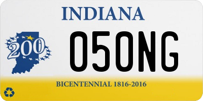 IN license plate 050NG