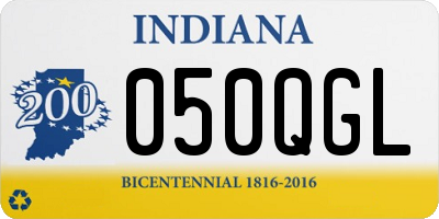 IN license plate 050QGL
