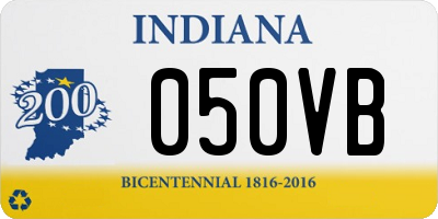 IN license plate 050VB