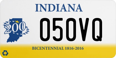 IN license plate 050VQ