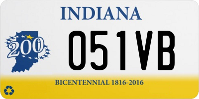 IN license plate 051VB