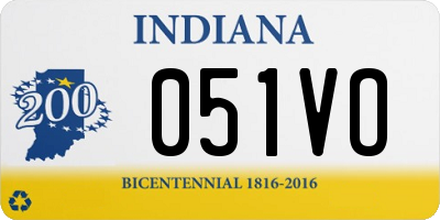 IN license plate 051VO