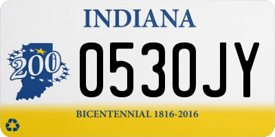 IN license plate 053OJY
