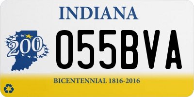 IN license plate 055BVA
