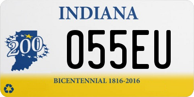 IN license plate 055EU