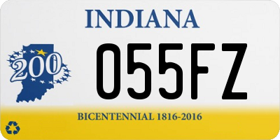 IN license plate 055FZ