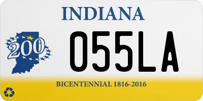 IN license plate 055LA