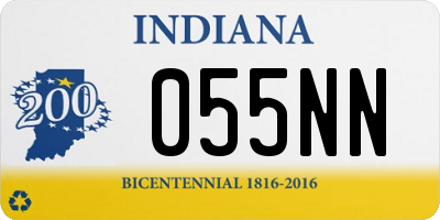 IN license plate 055NN