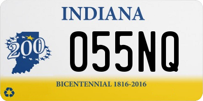 IN license plate 055NQ