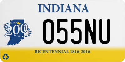 IN license plate 055NU